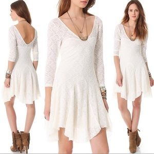 *SOLD* Free People Ivory Katya Paisley Lace Dress Size: XS